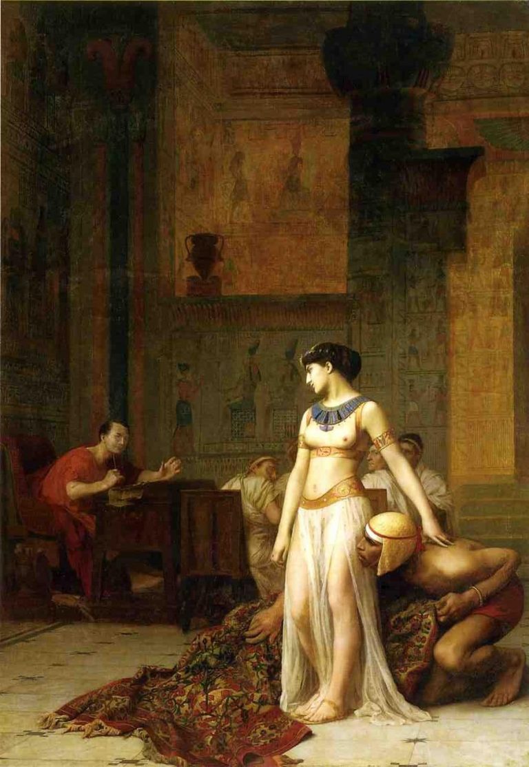 Cleopatra by Jean-Leon-Gerome : Wiki Commons
