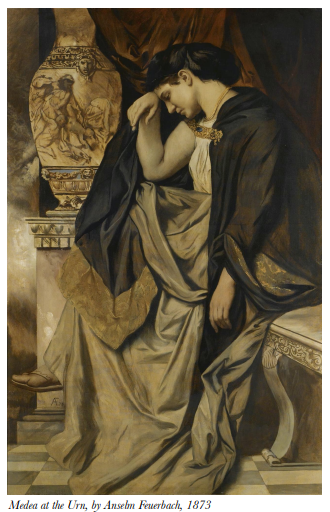 Medea at the Urn, by Anselm Feuerbach, 1873