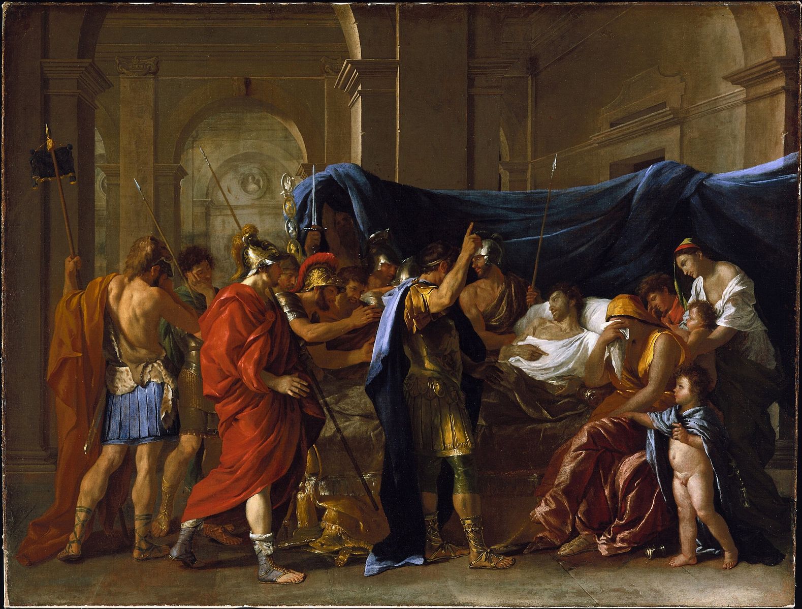 1579px Nicolas Poussin   La Mort De Germanicus 