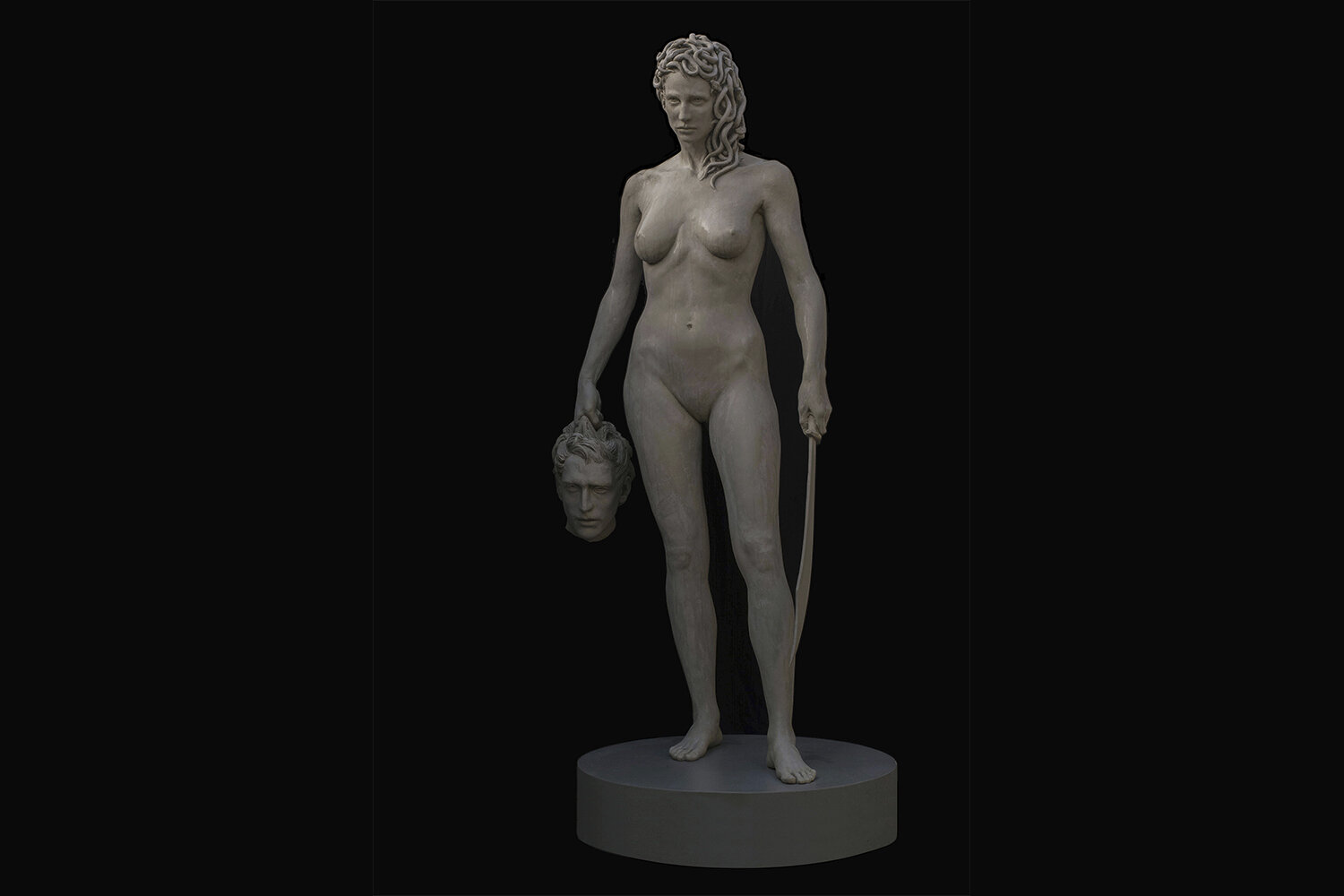 Medusa with the head of Perseus, bronze cast by Luciano Garbati 2008