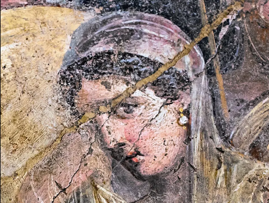 Briseis, from the House of the Tragic Poet in Pompeii, fresco, 1st century AD, now in the National Archaeological Museum, Naples