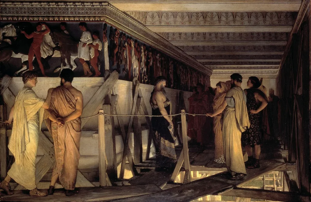 Alma-Tadema Lawrence "Phidias and the Frieze of the Parthenon Athens"