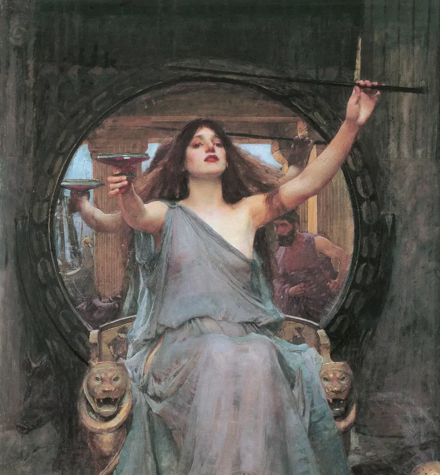 The Sorceress from John William Waterhouse